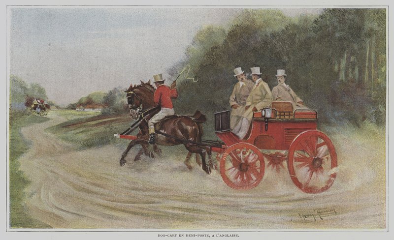 Köpek arabası en Demi-poste, bir İngilizce (İngiliz tarzı Köpek Arabası) by Harry Finney