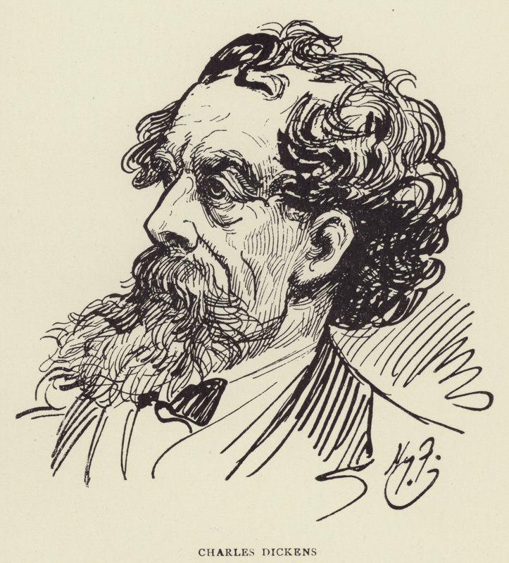 Charles Dickens by Harry Furniss