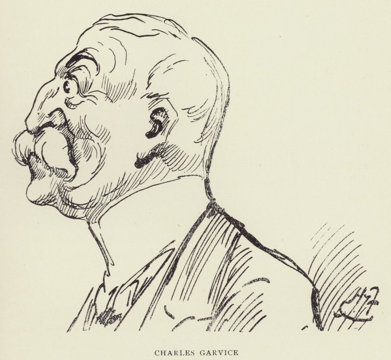 Charles Garvice by Harry Furniss
