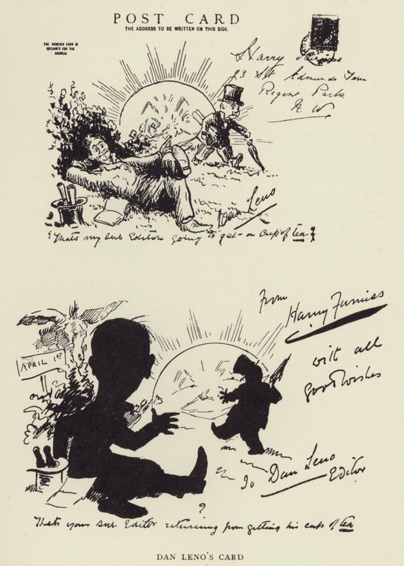 Dan Lenos Kartı by Harry Furniss