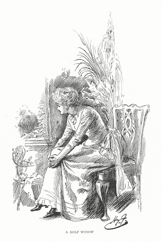 Golf: Bir golf dulu (lito) by Harry Furniss
