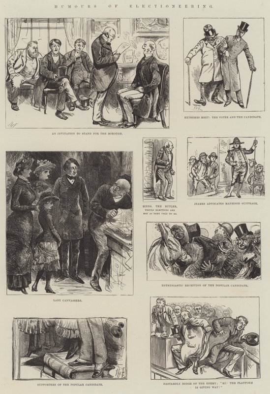 Seçim Mizahları by Harry Furniss