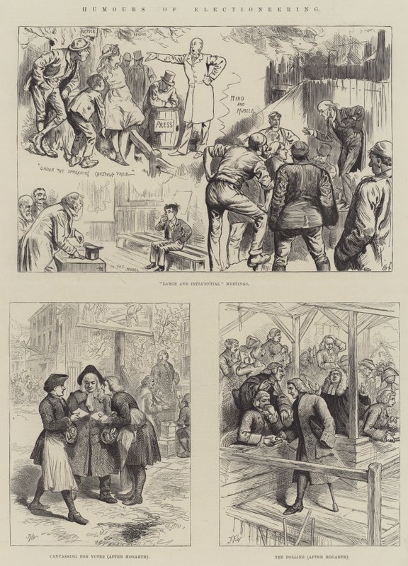 Seçim Mizahları by Harry Furniss