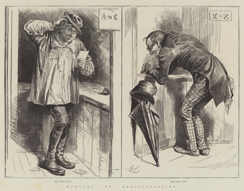 Seçim Mizahları by Harry Furniss