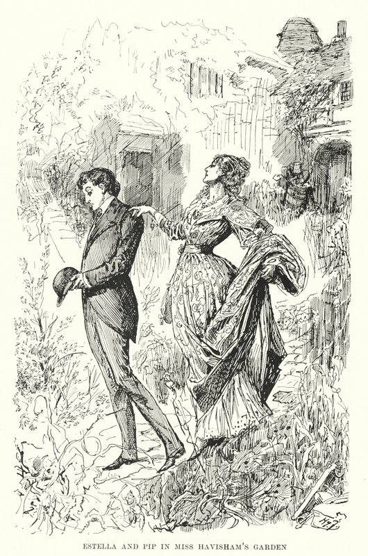 Charles Dickens tarafından Büyük Beklentiler için İllüstrasyon (lito) by Harry Furniss