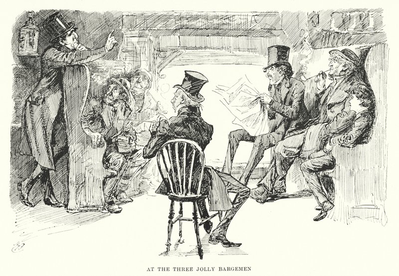 Charles Dickens tarafından Büyük Beklentiler için İllüstrasyon (lito) by Harry Furniss