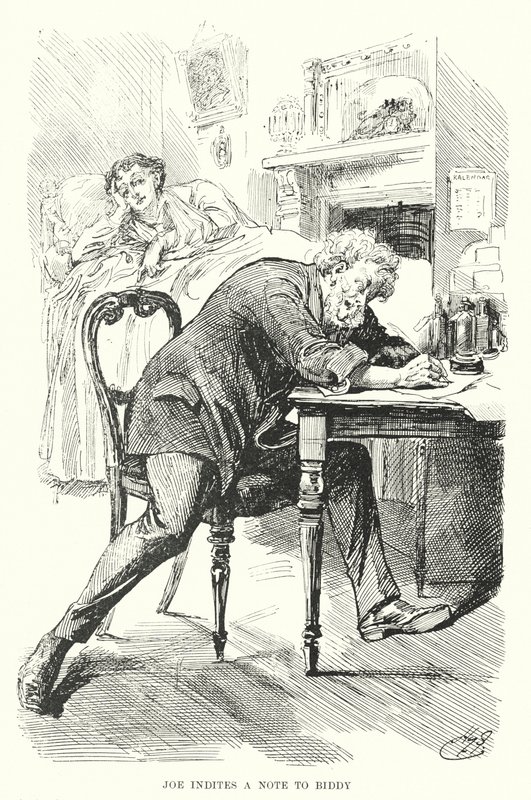 Charles Dickens tarafından Büyük Beklentiler için İllüstrasyon (lito) by Harry Furniss