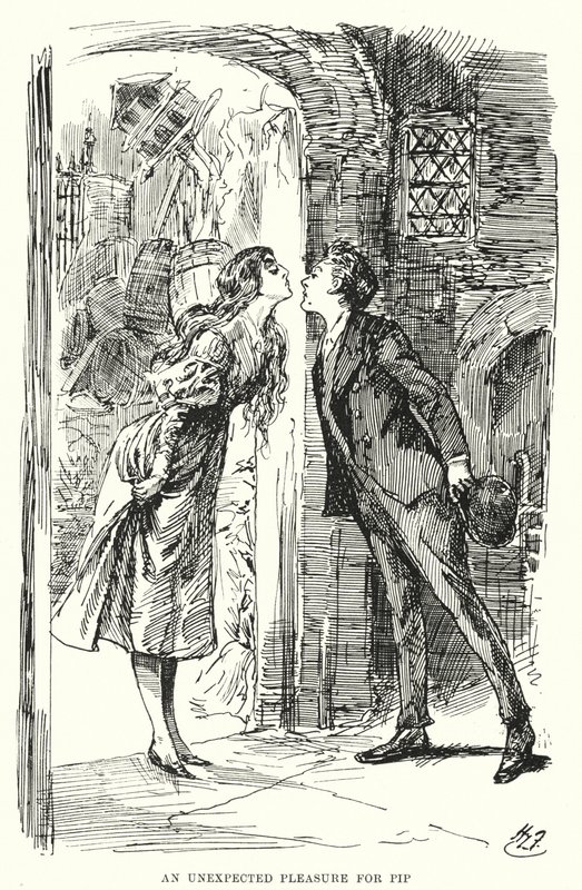Charles Dickens tarafından Büyük Beklentiler için İllüstrasyon (lito) by Harry Furniss