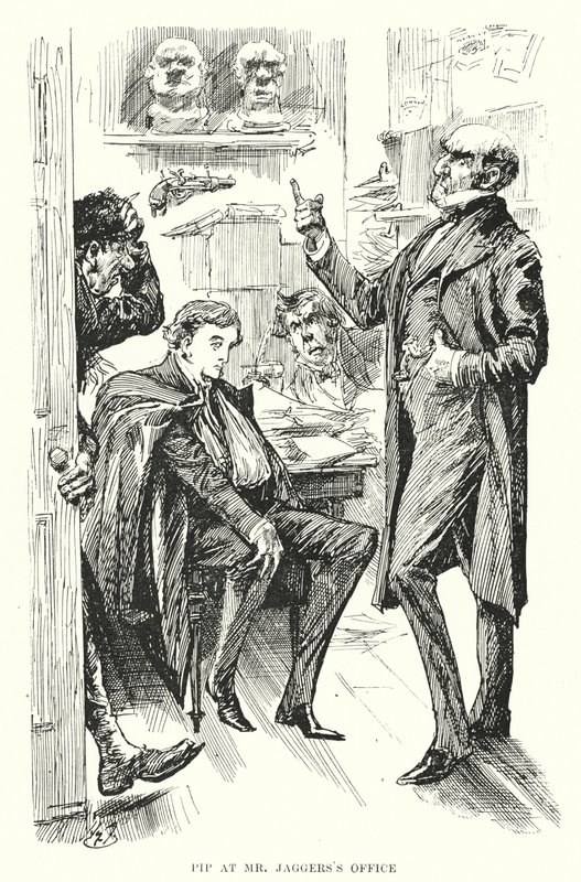 Charles Dickens tarafından Büyük Beklentiler için İllüstrasyon (lito) by Harry Furniss
