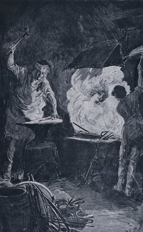 Charles Dickens tarafından Büyük Beklentiler için İllüstrasyon (lito) by Harry Furniss