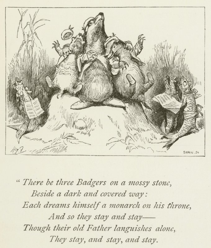 Lewis Carroll tarafından Sylvie ve Bruno için illüstrasyon (gravür) by Harry Furniss