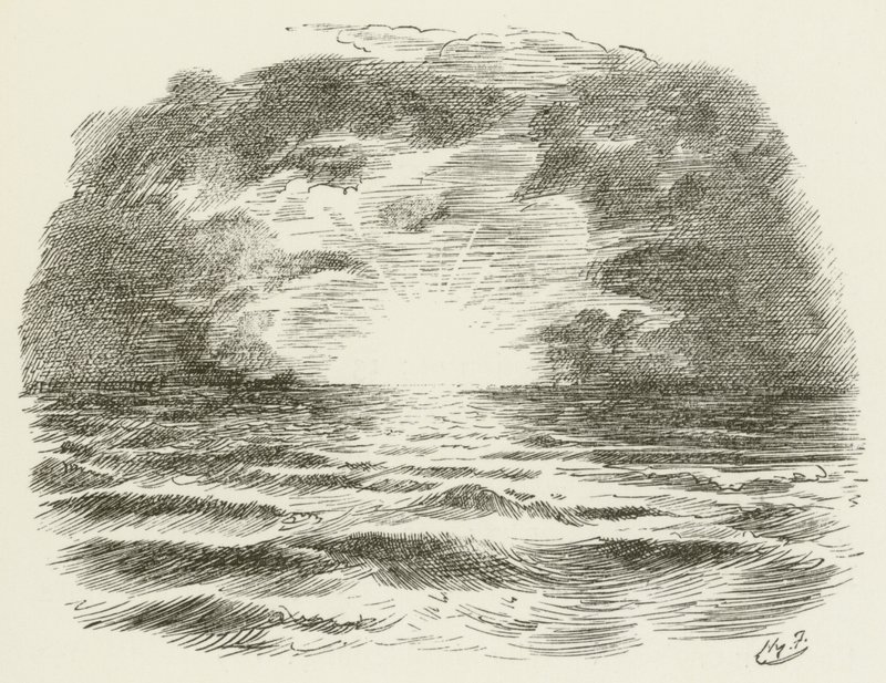 Lewis Carroll tarafından Sylvie ve Bruno için illüstrasyon by Harry Furniss