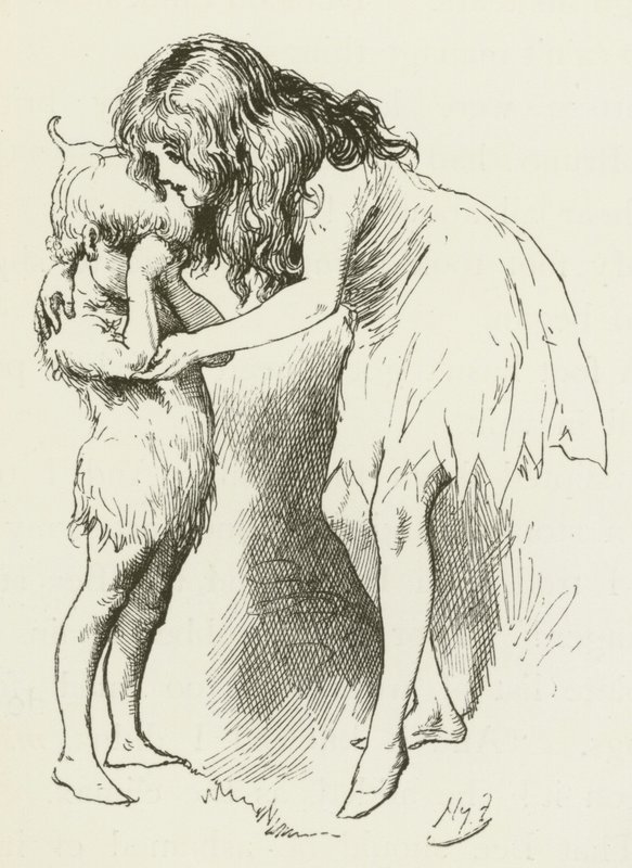 Lewis Carroll tarafından Sylvie ve Bruno için illüstrasyon by Harry Furniss