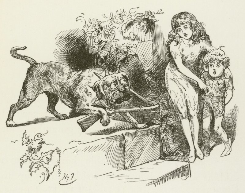 Lewis Carroll tarafından Sylvie ve Bruno için illüstrasyon by Harry Furniss