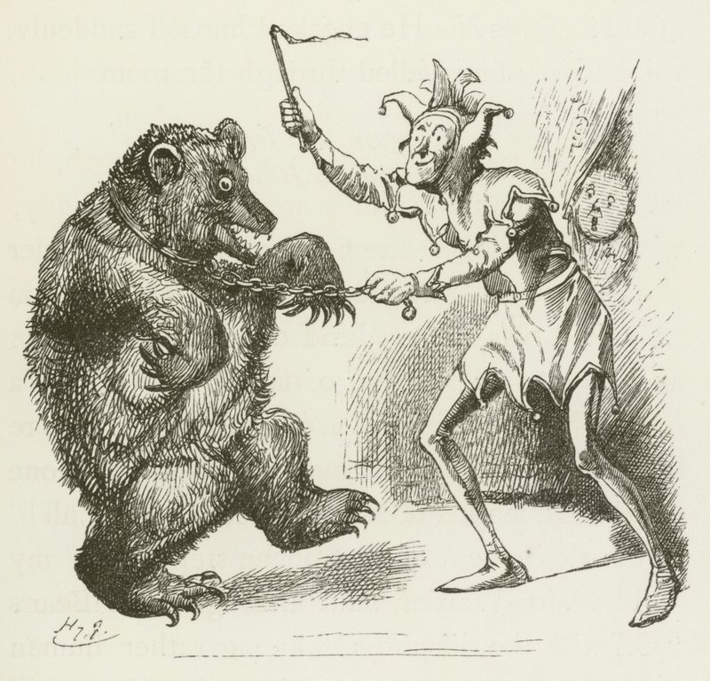 Lewis Carroll tarafından Sylvie ve Bruno için illüstrasyon by Harry Furniss