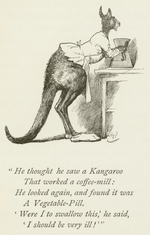 Lewis Carroll tarafından Sylvie ve Bruno için illüstrasyon by Harry Furniss