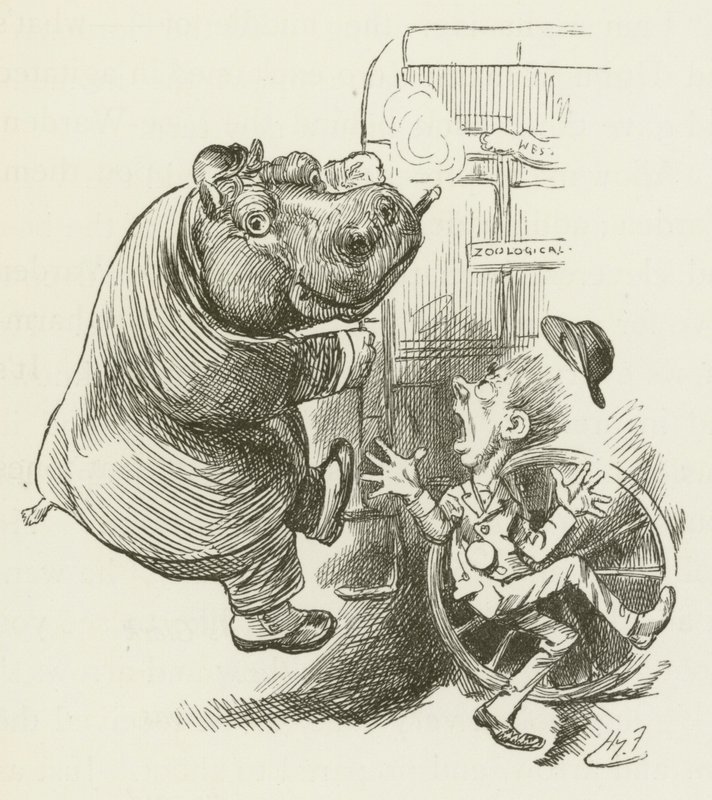 Lewis Carroll tarafından Sylvie ve Bruno için illüstrasyon by Harry Furniss