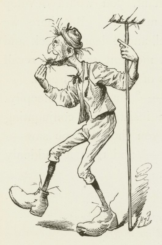 Lewis Carroll tarafından Sylvie ve Bruno için illüstrasyon by Harry Furniss