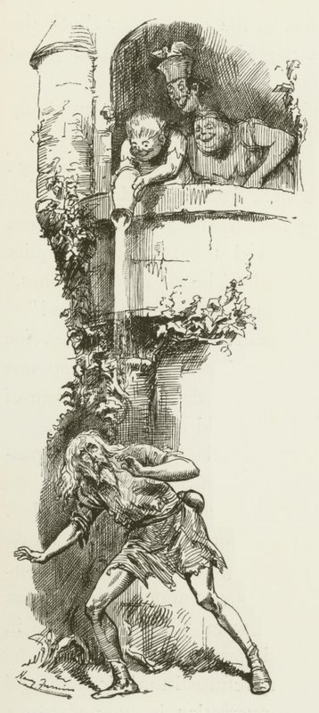 Lewis Carroll tarafından Sylvie ve Bruno için illüstrasyon by Harry Furniss
