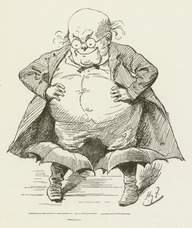 Lewis Carroll tarafından Sylvie ve Bruno için illüstrasyon by Harry Furniss