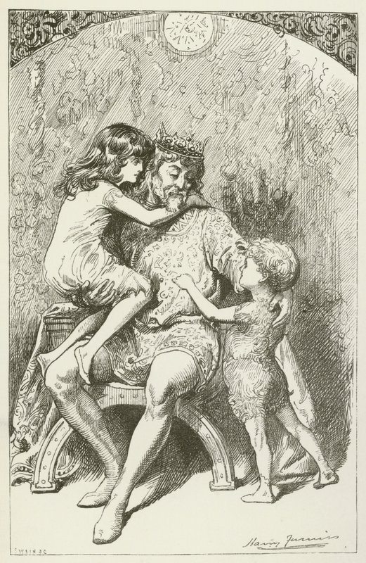 Lewis Carroll tarafından Sylvie ve Bruno için illüstrasyon by Harry Furniss