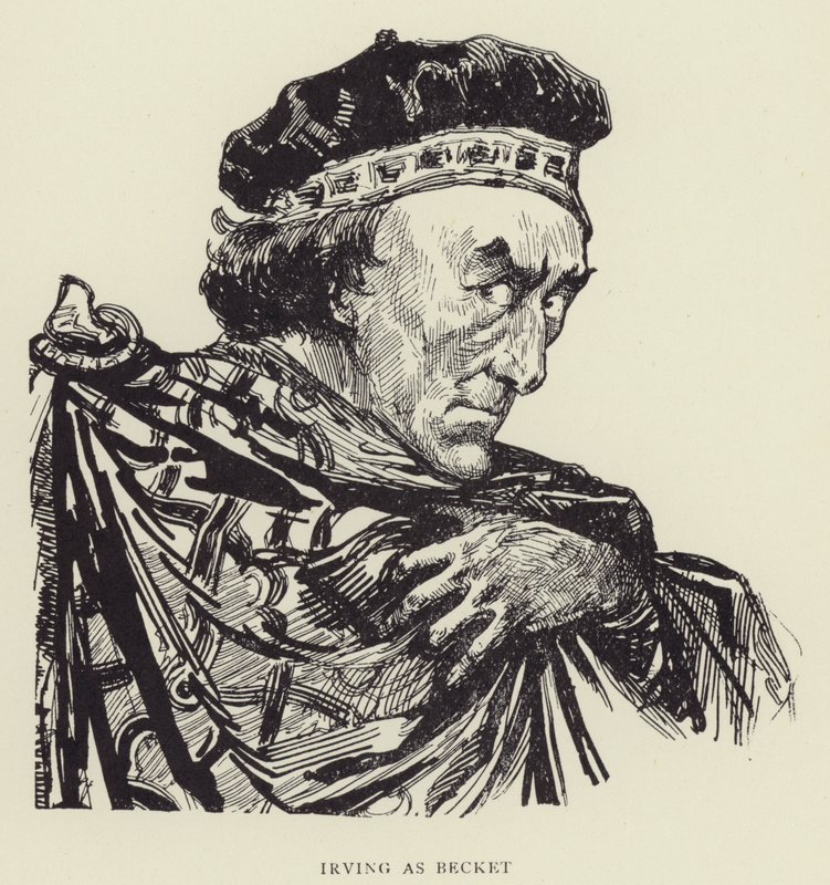Becket olarak Irving by Harry Furniss