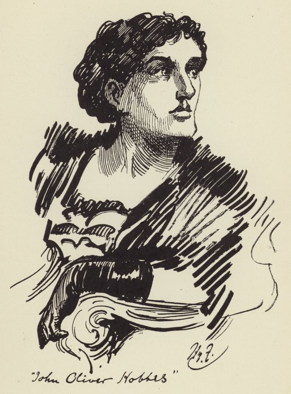 John Oliver Hobbes by Harry Furniss