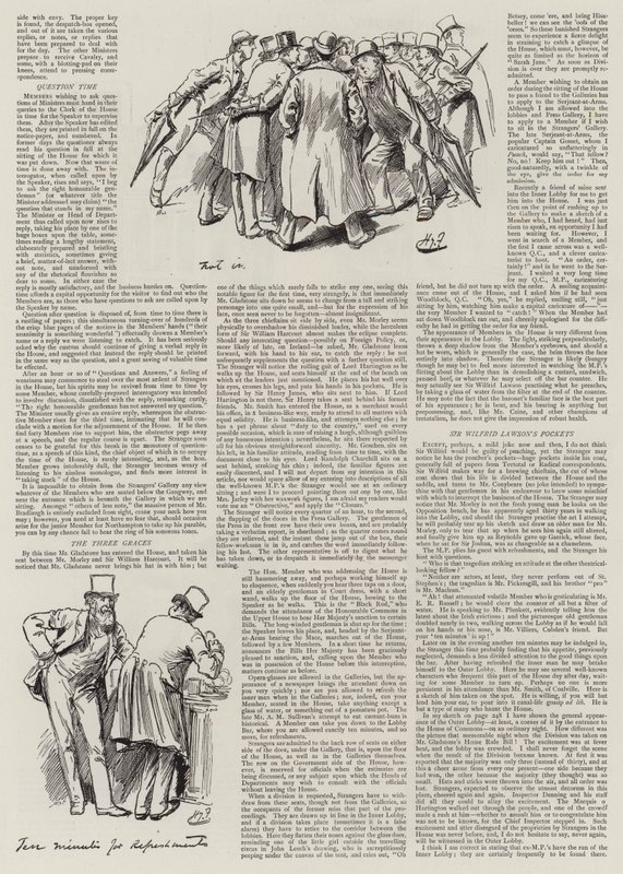 Parlamentoda Yaşam, Evdeki Yabancılar by Harry Furniss