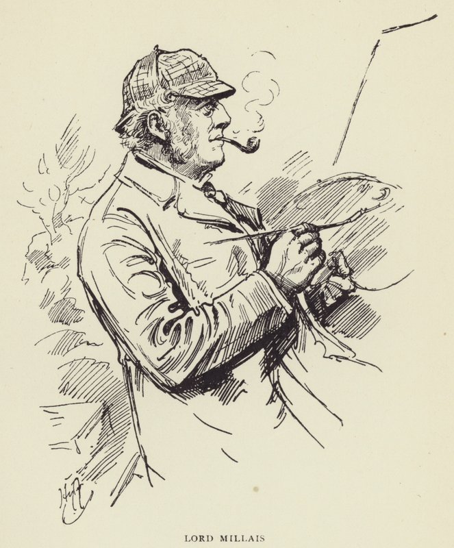 Lord Millais by Harry Furniss