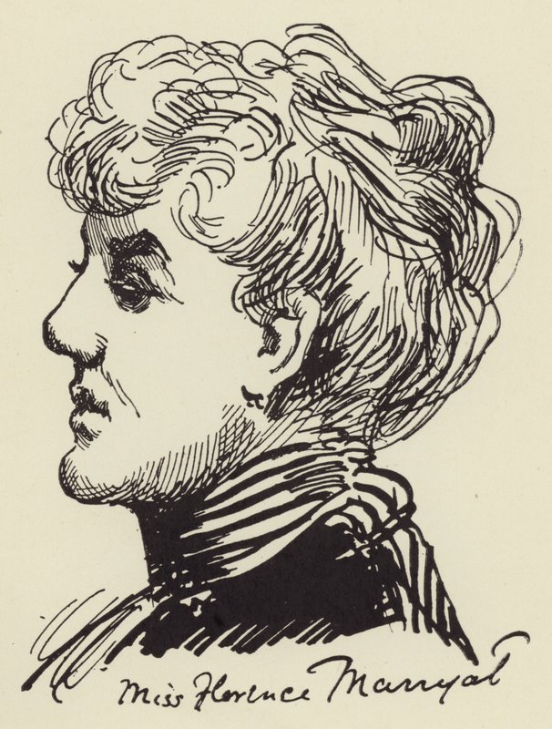Bayan Florence Marryat by Harry Furniss