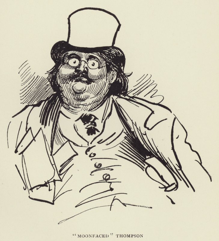 ay yüzlü Thompson by Harry Furniss