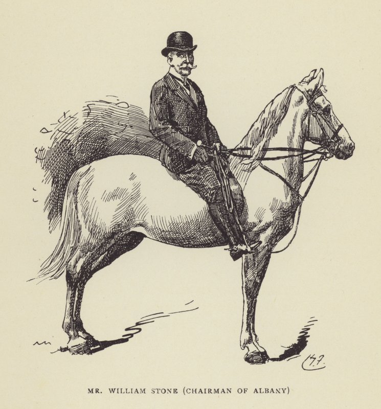 Albany Başkanı Bay William Stone by Harry Furniss