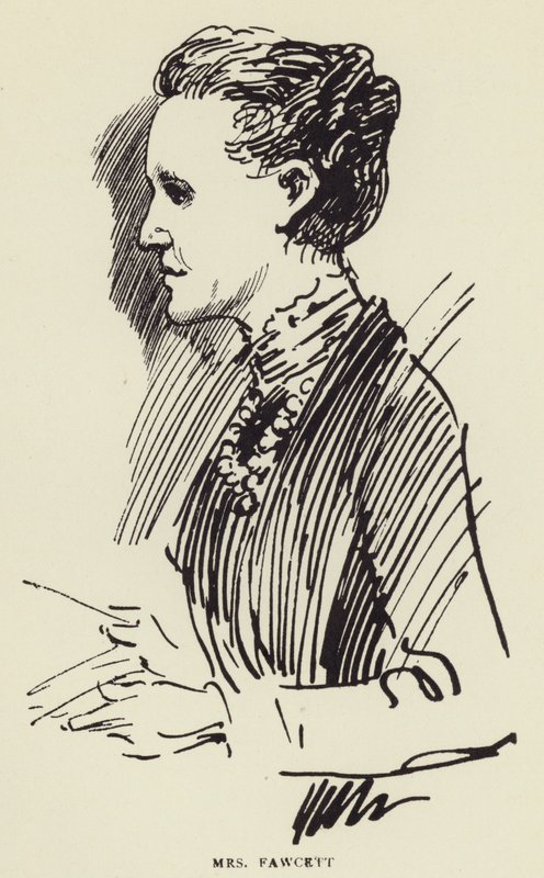 Bayan Fawcett by Harry Furniss