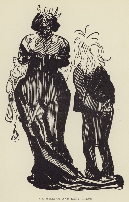 Sir William ve Leydi Wilde by Harry Furniss