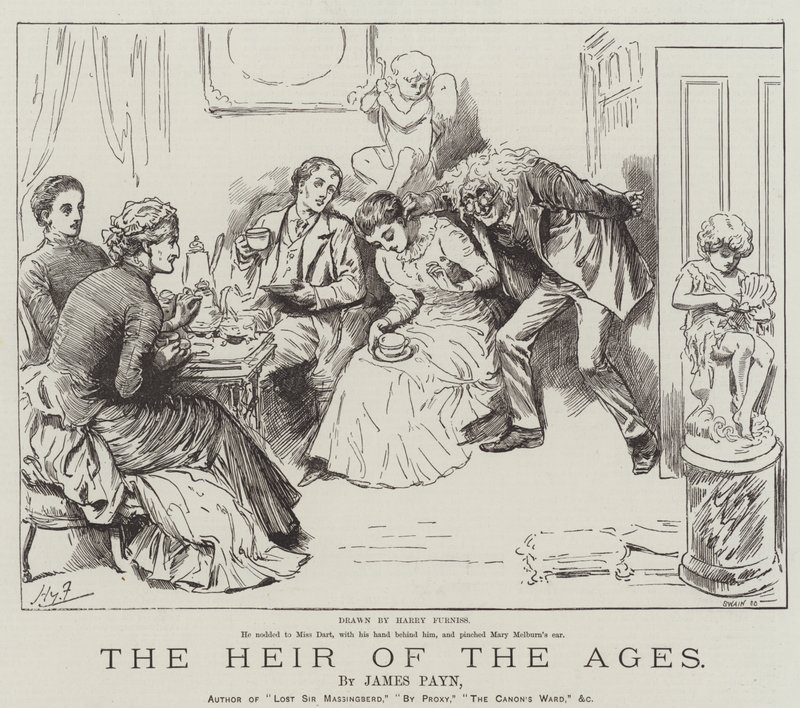 ದಿ ಹೆರ್ ಆಫ್ ದಿ ಏಜಸ್, ಜೇಮ್ಸ್ ಪೇನ್ ಟರ್ಕ್ ಅವರಿಂದ by Harry Furniss