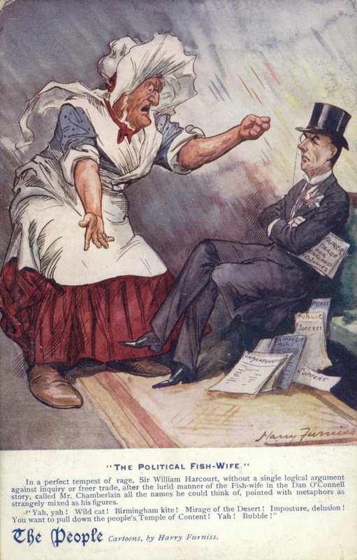 Siyasi Balık Karısı by Harry Furniss