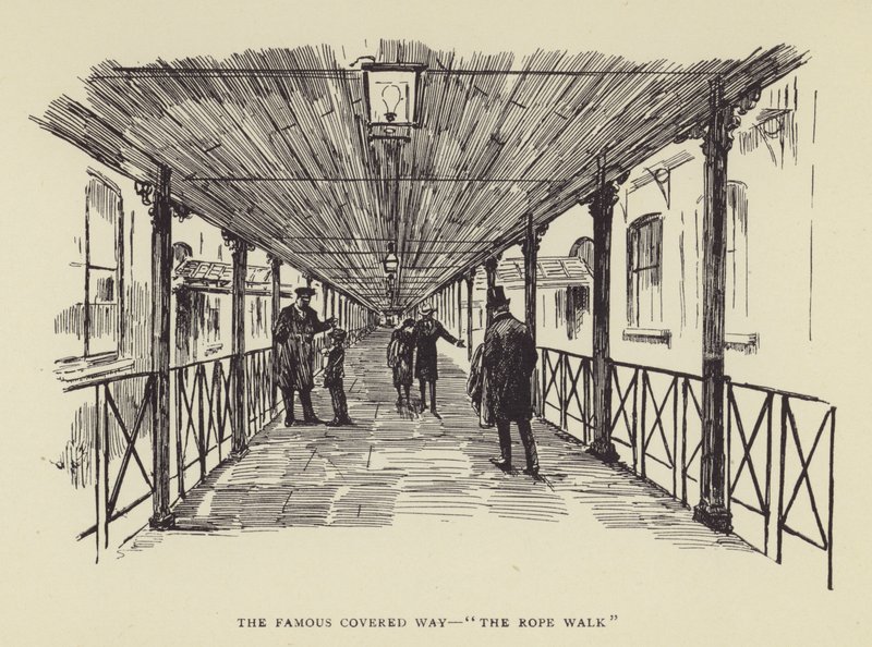 Ünlü kapalı yol, Halat Yürüyüşü by Harry Furniss