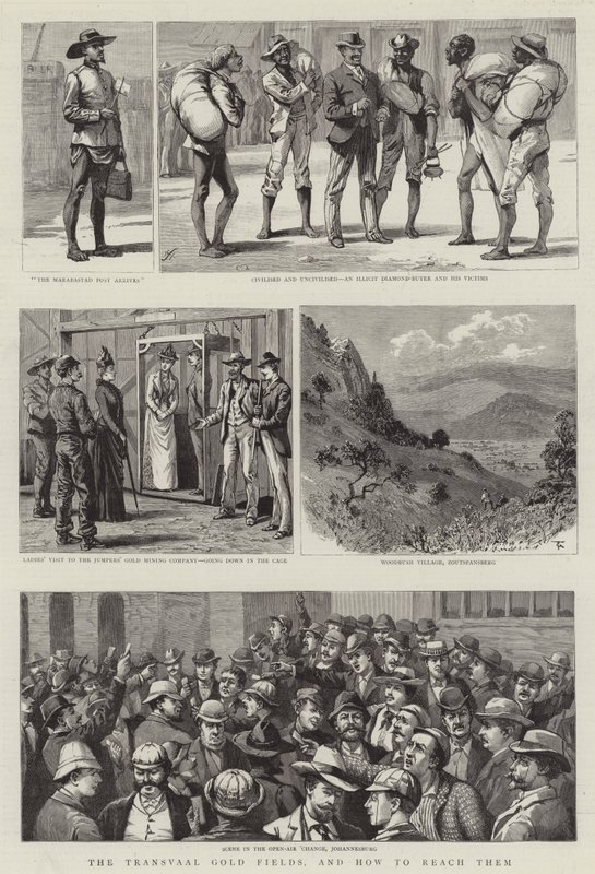 Transvaal Altın Tarlaları ve onlara nasıl ulaşılır by Harry Hamilton Johnston