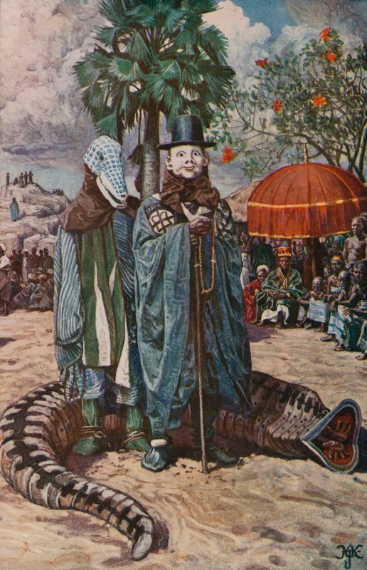 Clapperton ve Lander tarafından görüldüğü gibi Yoruba