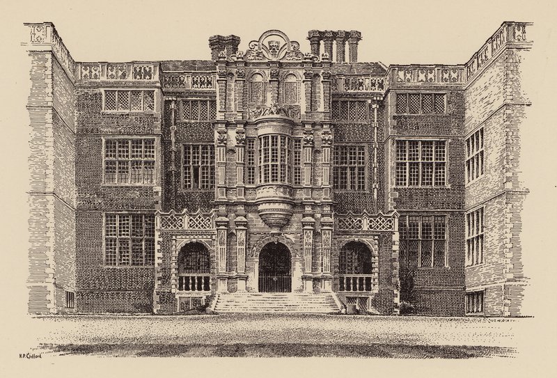Bramshill, Hampshire (renkli taş) by Harry Percy Clifford