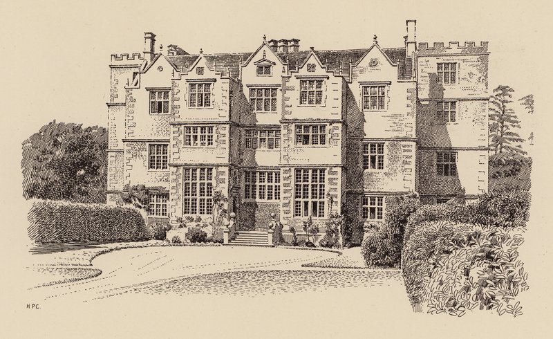 Chastleton House, Oxfordshire (renkli taş) by Harry Percy Clifford
