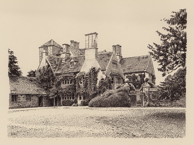 Cote House, Bampton, Oxfordshire (renkli taş) by Harry Percy Clifford