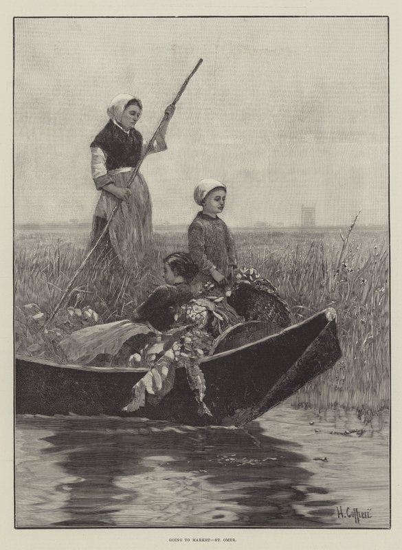 Pazara Gitmek, Aziz Ömer by Hector Caffieri