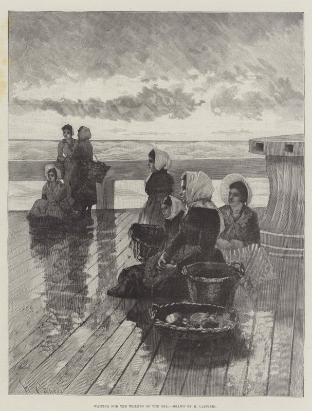 Denizin Emekçilerini Beklerken by Hector Caffieri