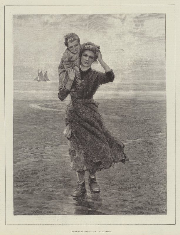 eve doğru bağlı by Hector Caffieri