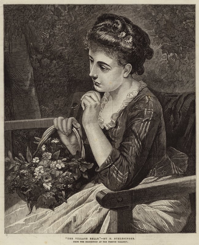 Köy Belle by Heinrich Wilhelm Schlesinger