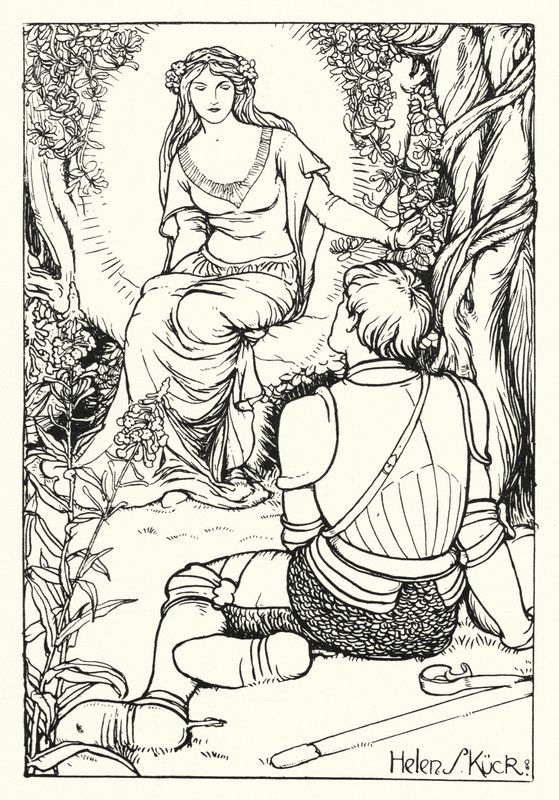 Muhteşem Şövalyenin Vizyonu (gravür) by Helen S. Kuck