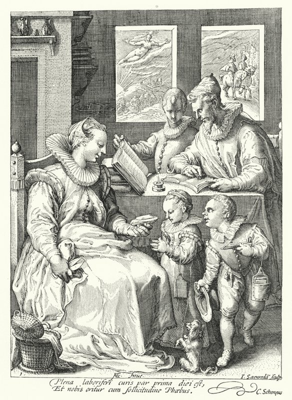 Sabah (gravür) by Hendrik (after) Goltzius