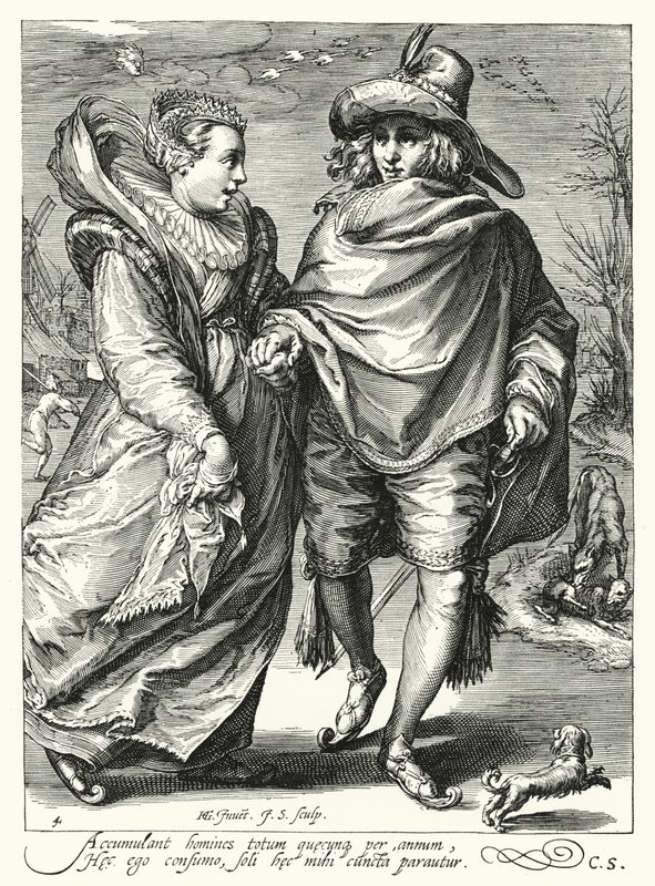 Kış (gravür) by Hendrik (after) Goltzius