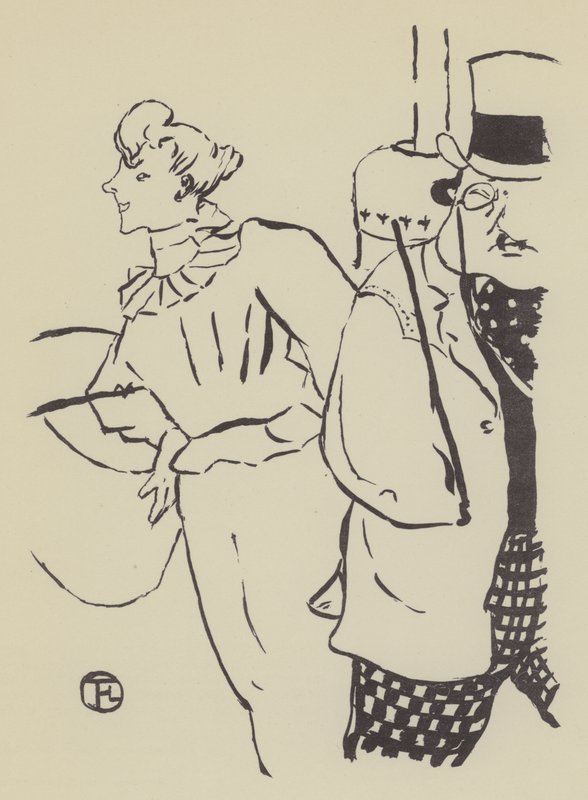 Le Petit Trottin  by Henri de Toulouse Lautrec